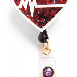 EKG id badge reel