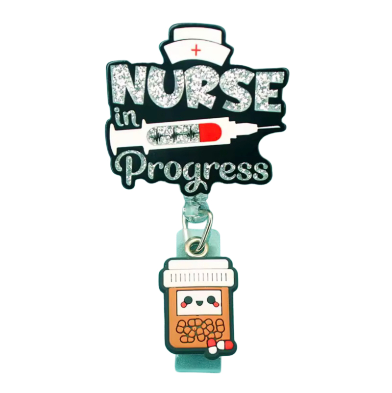nurse in progress id holder