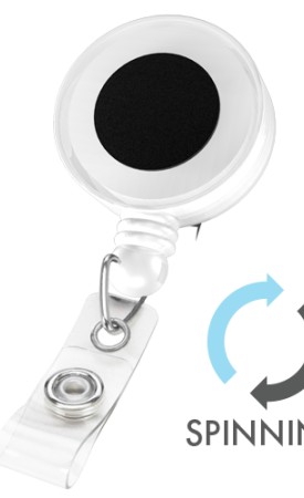 spinning badge reel