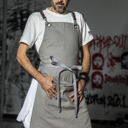 Bash apron stone canvas