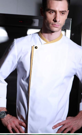 Dovan Chef Coat in White