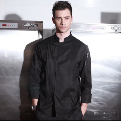 Marko Chef Coat Black