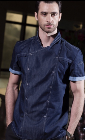 Mateo Denim Chef Coat